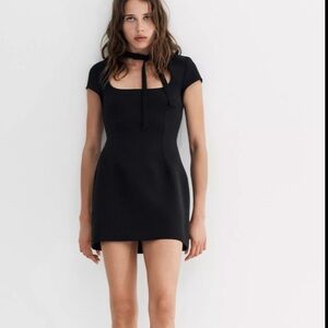 New with tags Zara Black Cap Sleeve Mini Dress